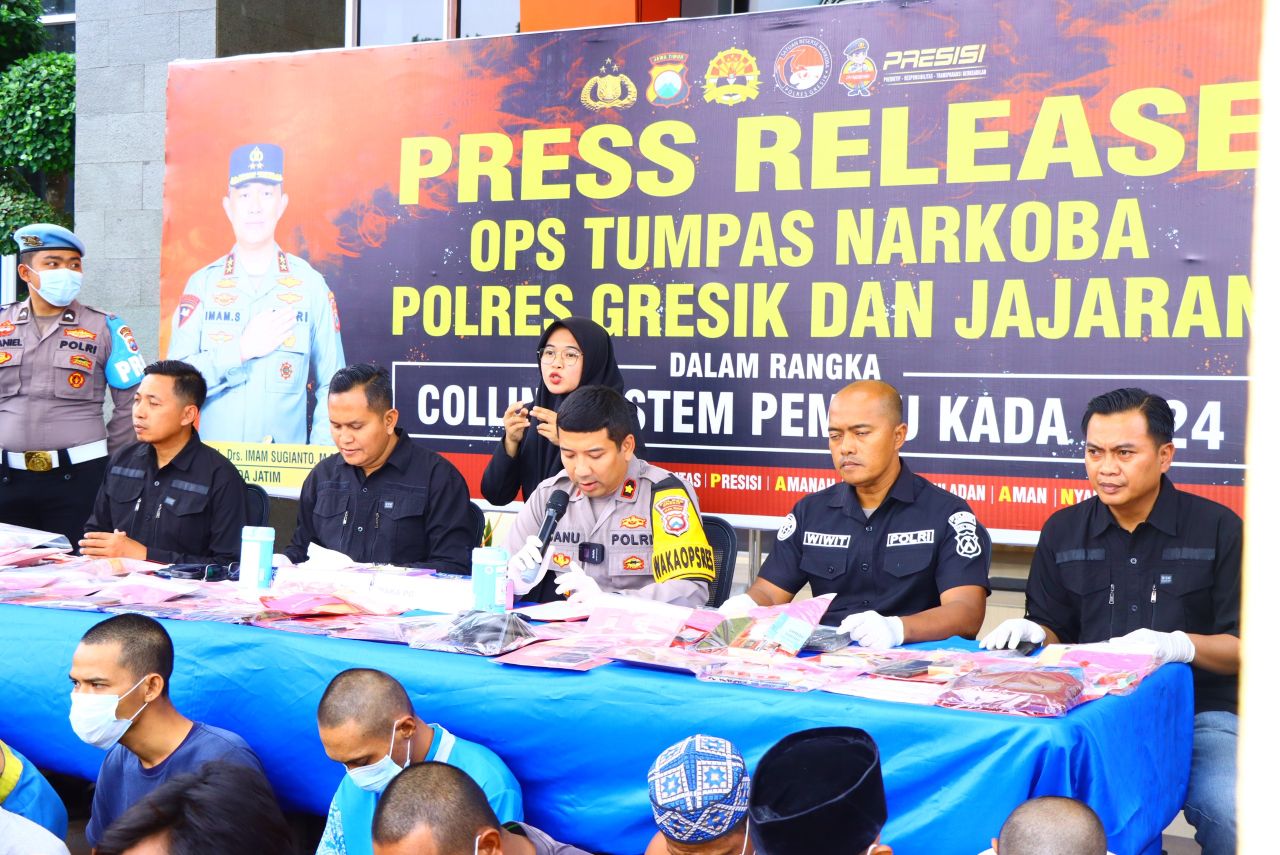 39 Tersangka Pengedar Sabu dan Okerbaya Diamankan