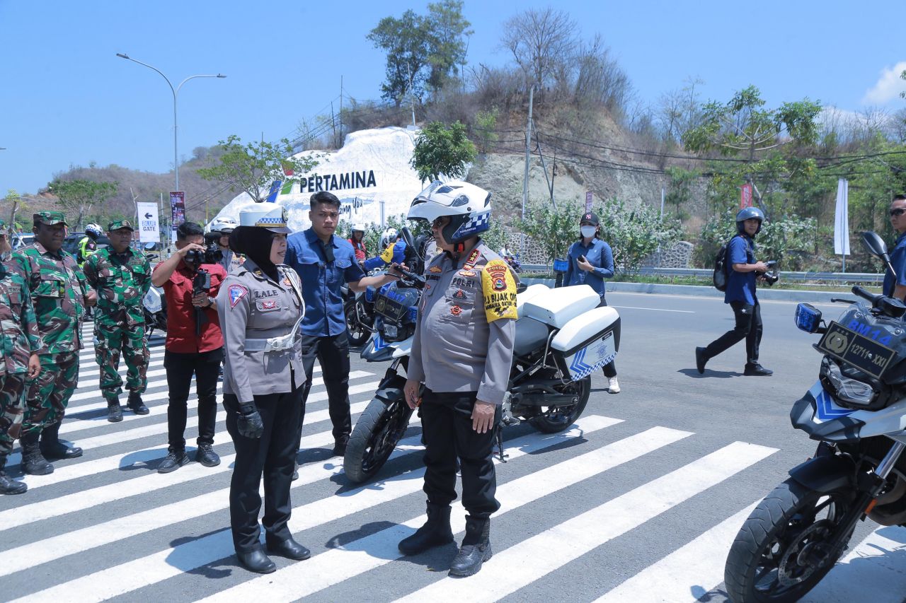 pengecekan Sirkuit Internasional Pertamina Mandalika