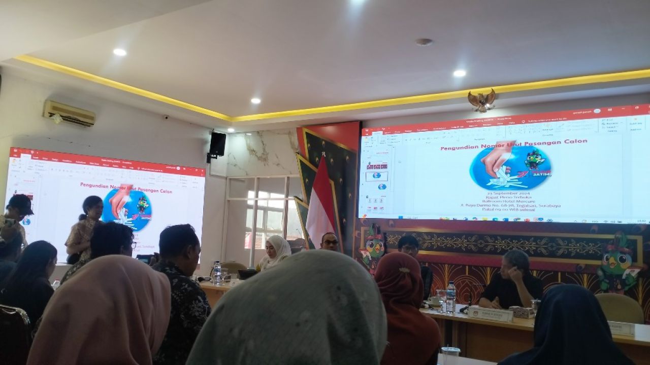KPU Jatim Segera Umumkan Calon Gubernur hingga Deklarasi Kampanye Damai