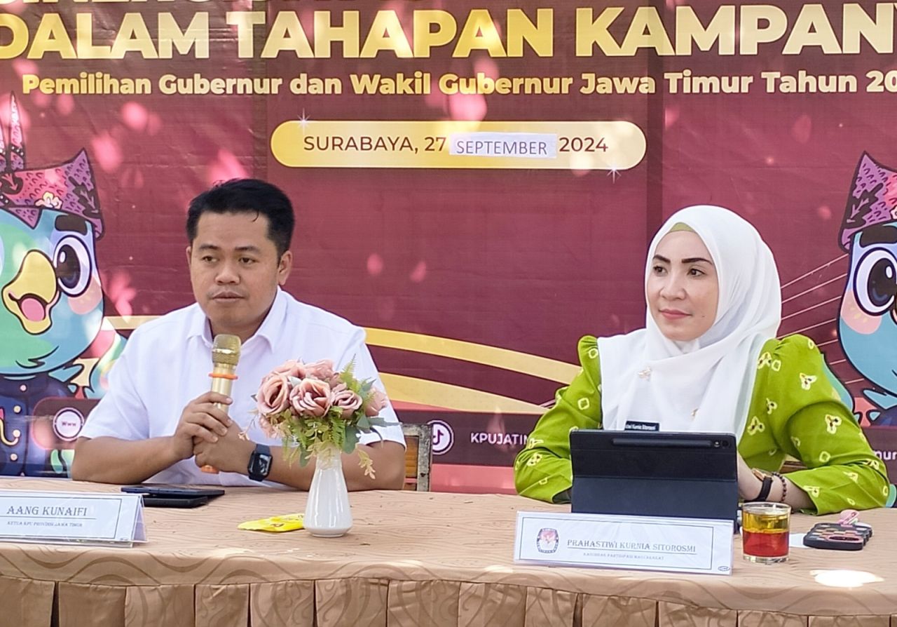 Aang Kunaifi (kiri) saat media gathering
