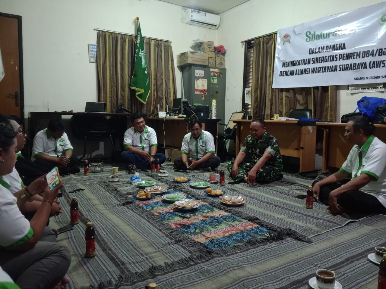 Perkuat Sinergitas, Kapenrem Bhaskara Jaya Silaturahmi ke Markas AWS