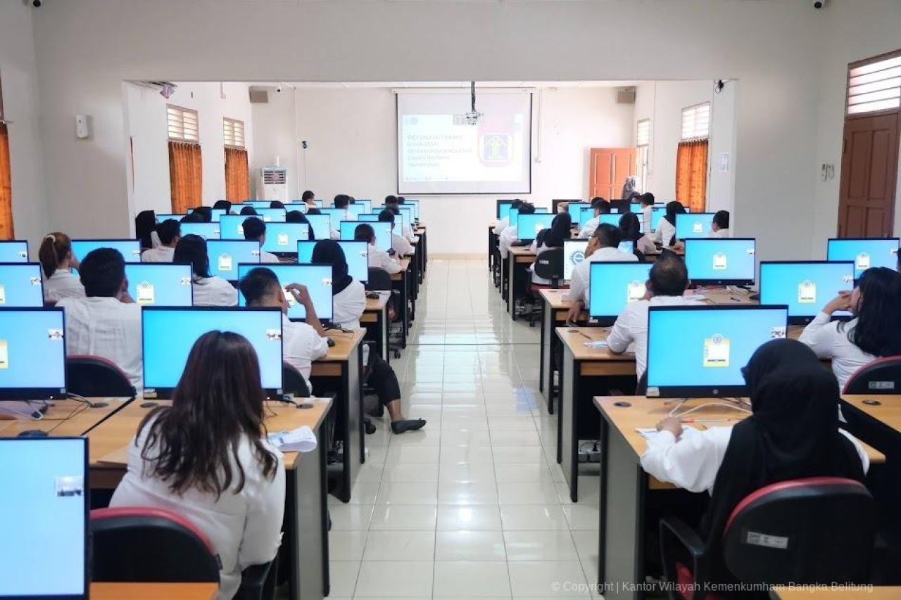 Kemenkumham Babel: 72 Calon Notaris Ikuti Seleksi CAT di UPT BKN Pangkalpinang