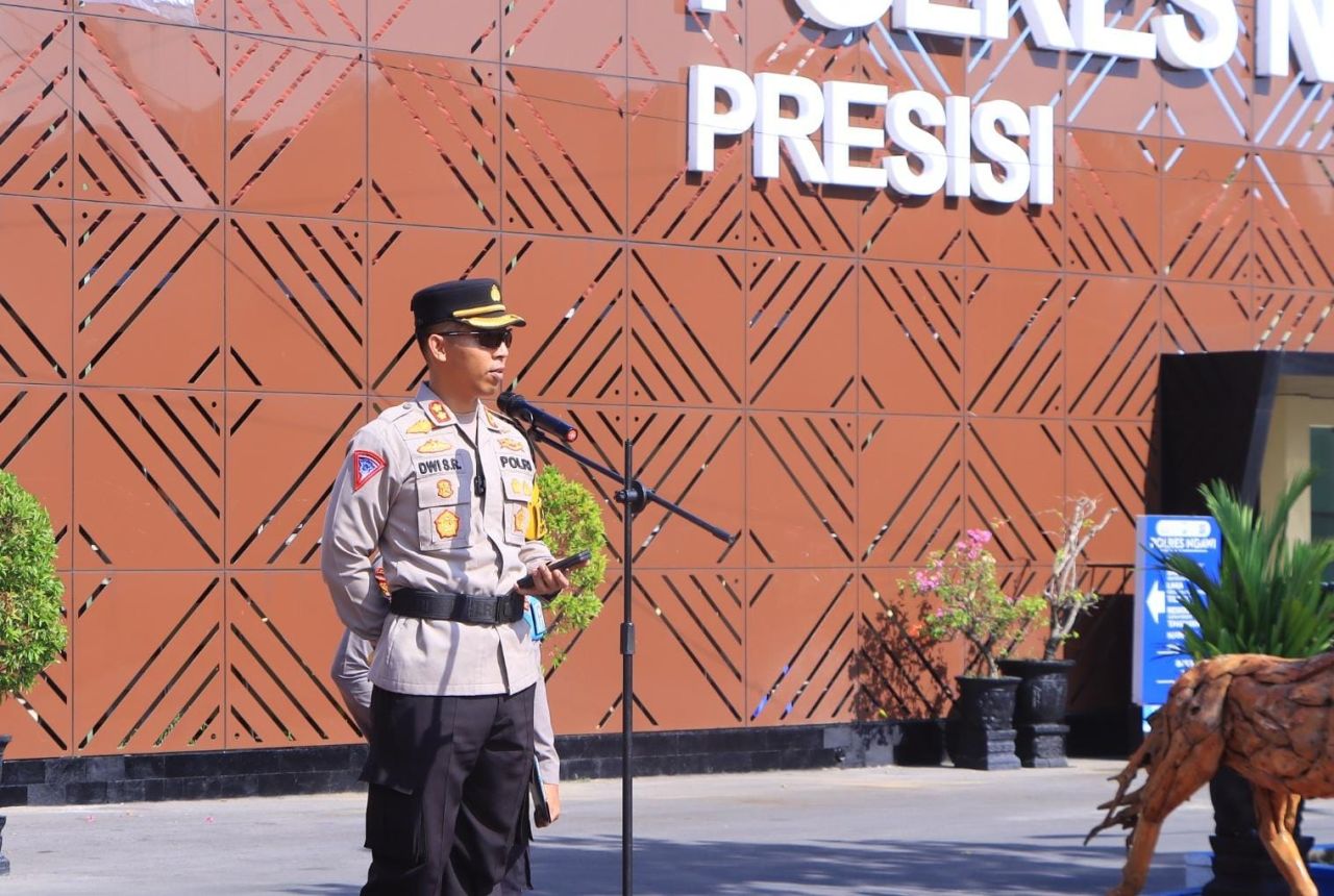 Hanya Satu Paslon, Polres Ngawi Tegaskan Netralitas Jajarannya