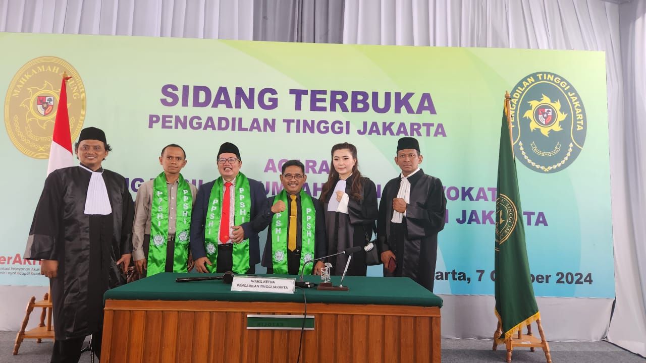 DPP PPSHI Mengelar Pengambilan Sumpah dan Janji Advokat