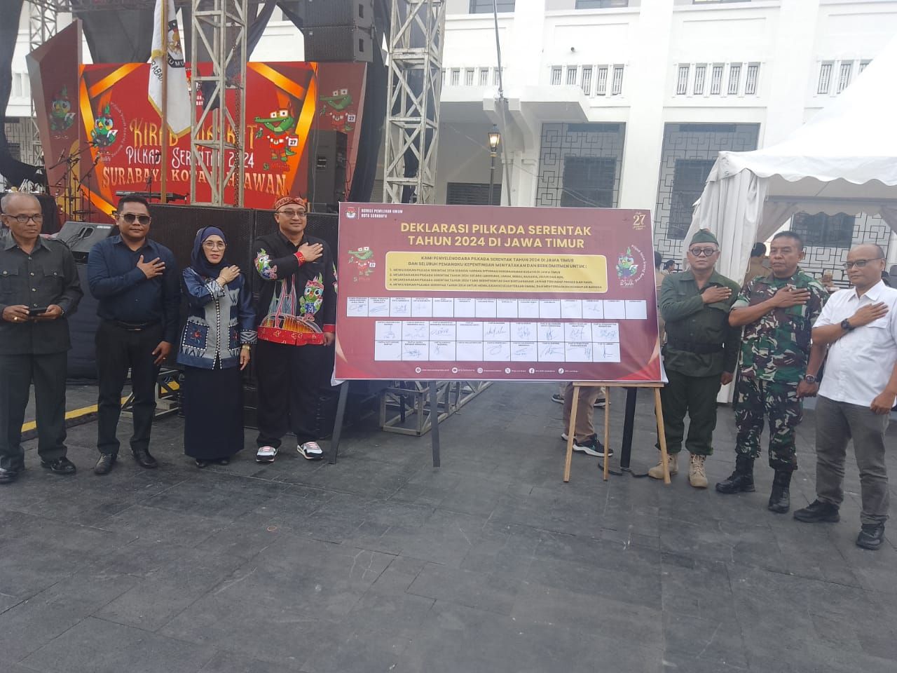 KPU Surabaya Gelar Kirab Maskot Pilkada, Pjs Restu: Peserta Pemilih Lebih Banyak dari Tahun Lalu