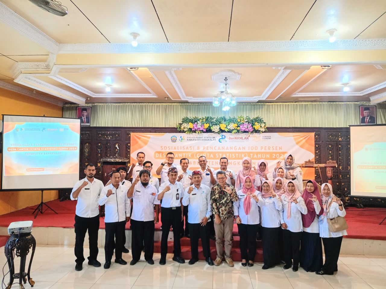 Sosialisasi dan pencanangan 100 persen Desa Cinta Statistik