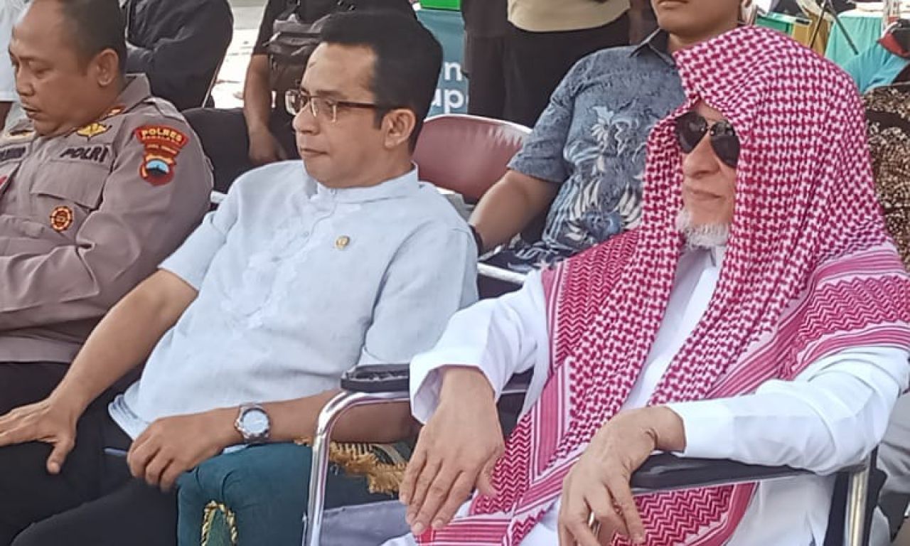 Bersama Ratusan Warga Anggota DPR -RI Rizal Bawazier Hadiri Milad Al-Irsyad Al-Islamiyyah Ke-110