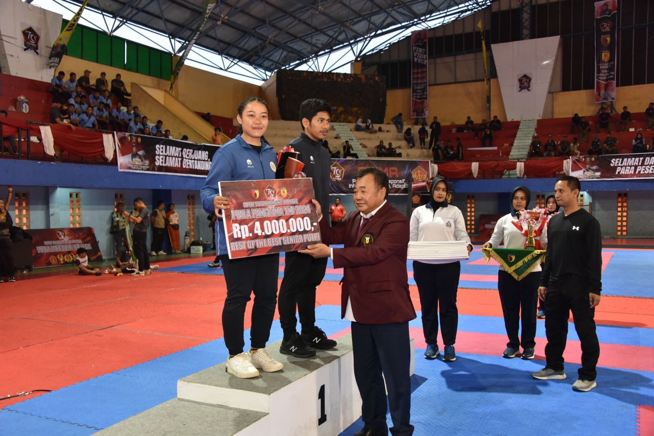 Open Tournament Karate Piala Panglima TNI 2024, Dojo Hiu Sakti Kodiklatal Sabet Tiga Emas