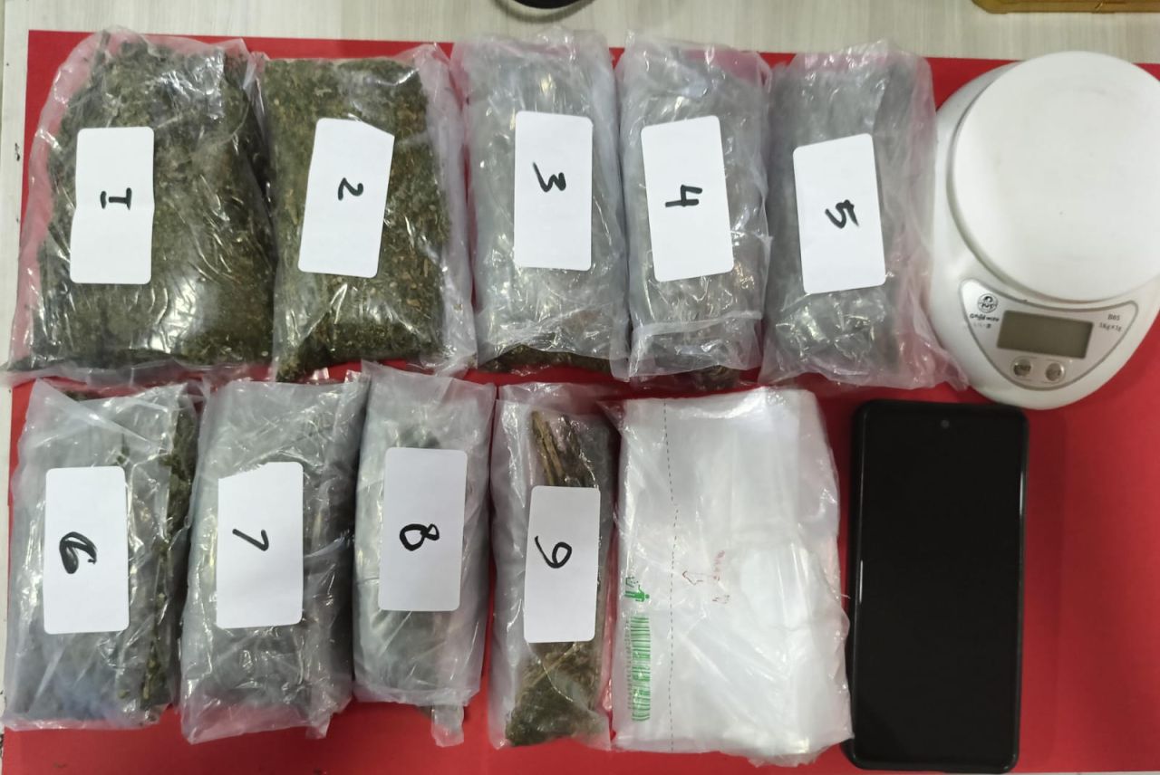 Terduga Pengedar Ganja Diciduk Polisi