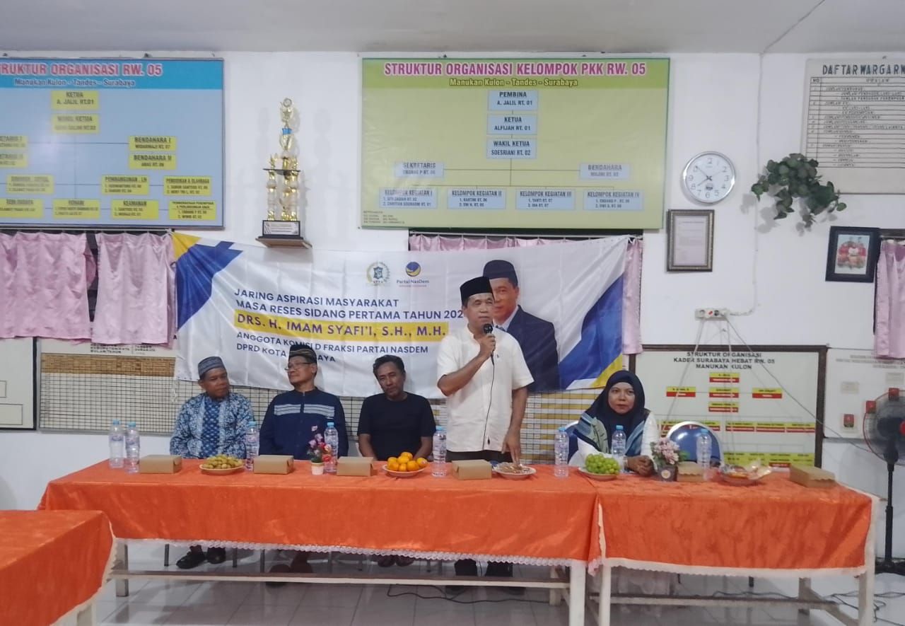 Imam Syafii Temui Empat Kasus Saat Reses di Kelurahan Manukan Kulon