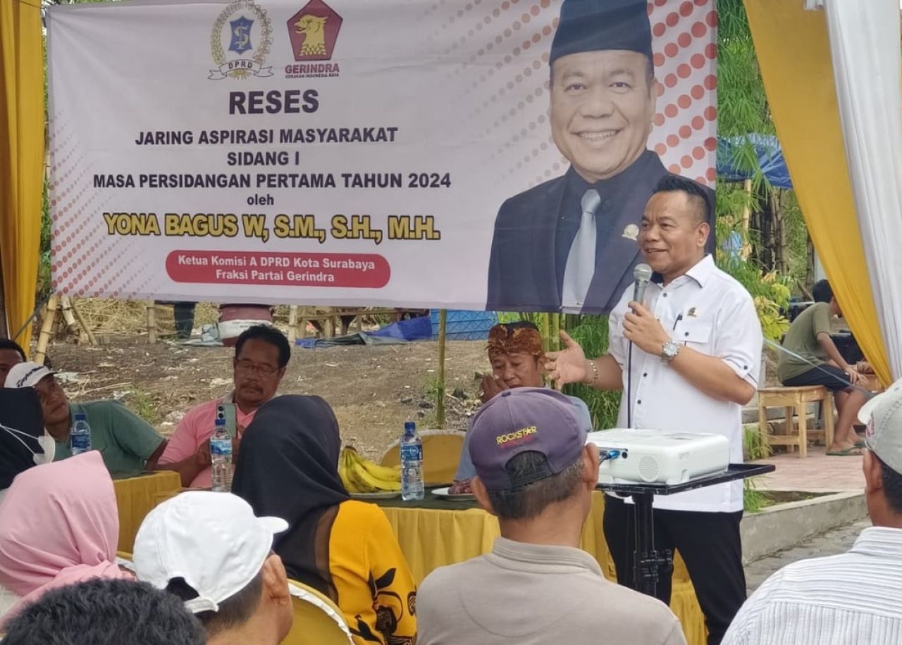 Yona saat serap aspirasi masyarakat