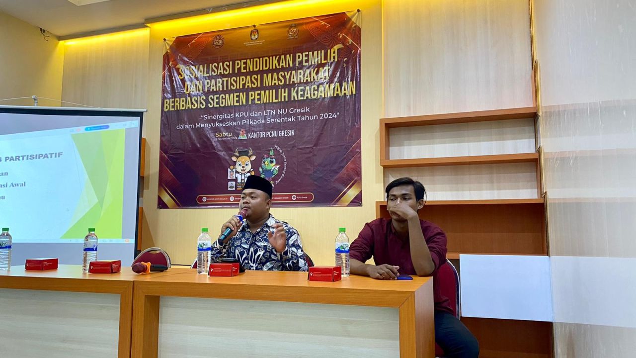 POSNU Gresik, Ajak Masyarakat Wujudkan Pilkada Serentak 2024 Demokratis