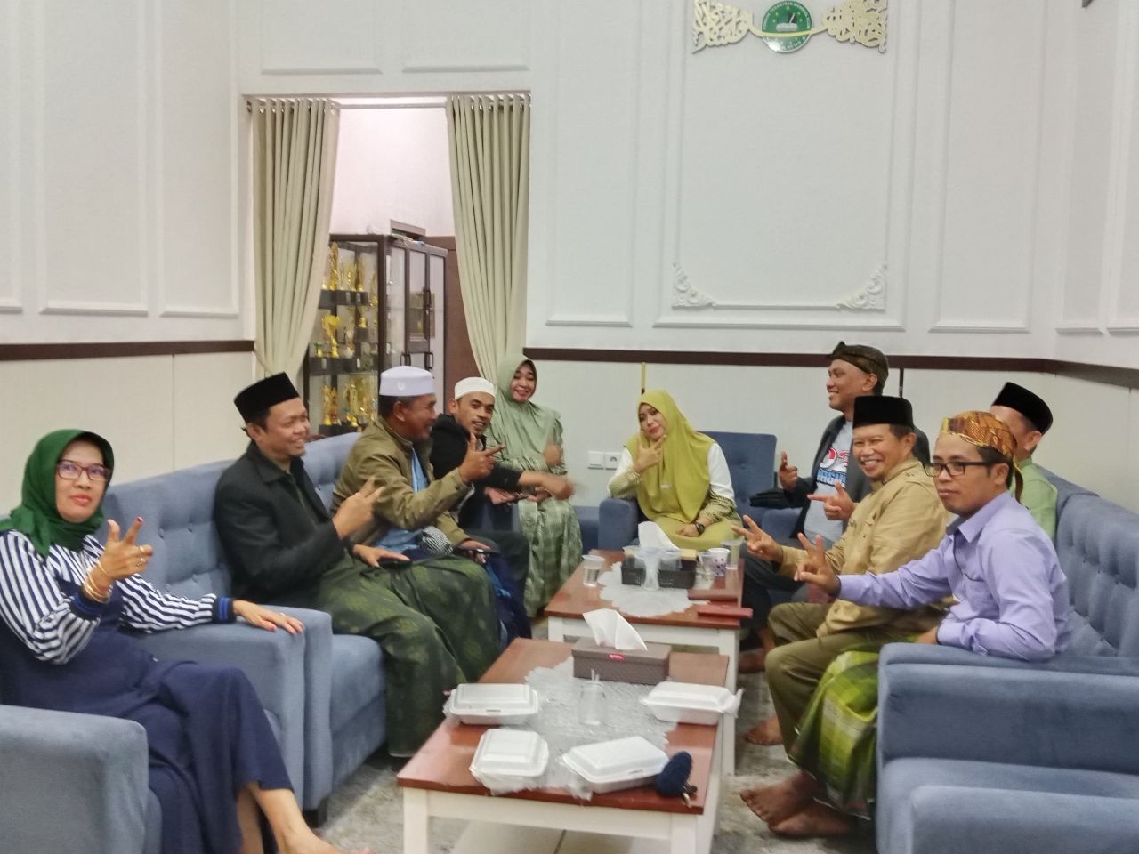 Rapat pengurus harian PPP berkumpul untuk melakukan konsolidasi pemenangan Paslon No 02.
