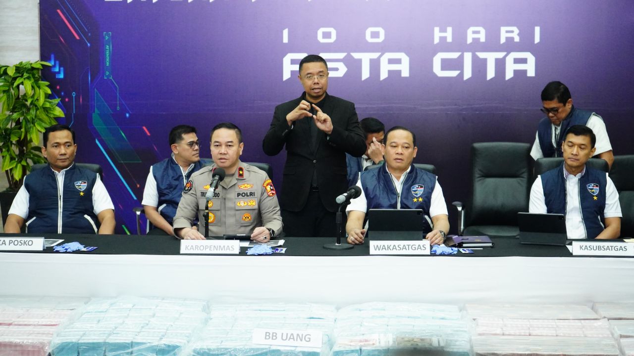 Sita Rp78,1 Miliar dari Judol Internasional, Komitmen Polri atas Asta Cita Presiden Prabowo