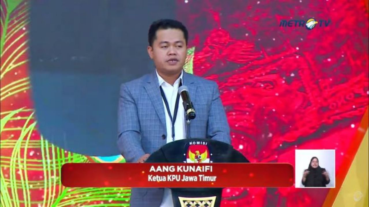 KPU Jatim Gelar Debat Kedua, Aang Kunaifi Ingatkan Pendukung Paslon Untuk Taati Tata Tertib
