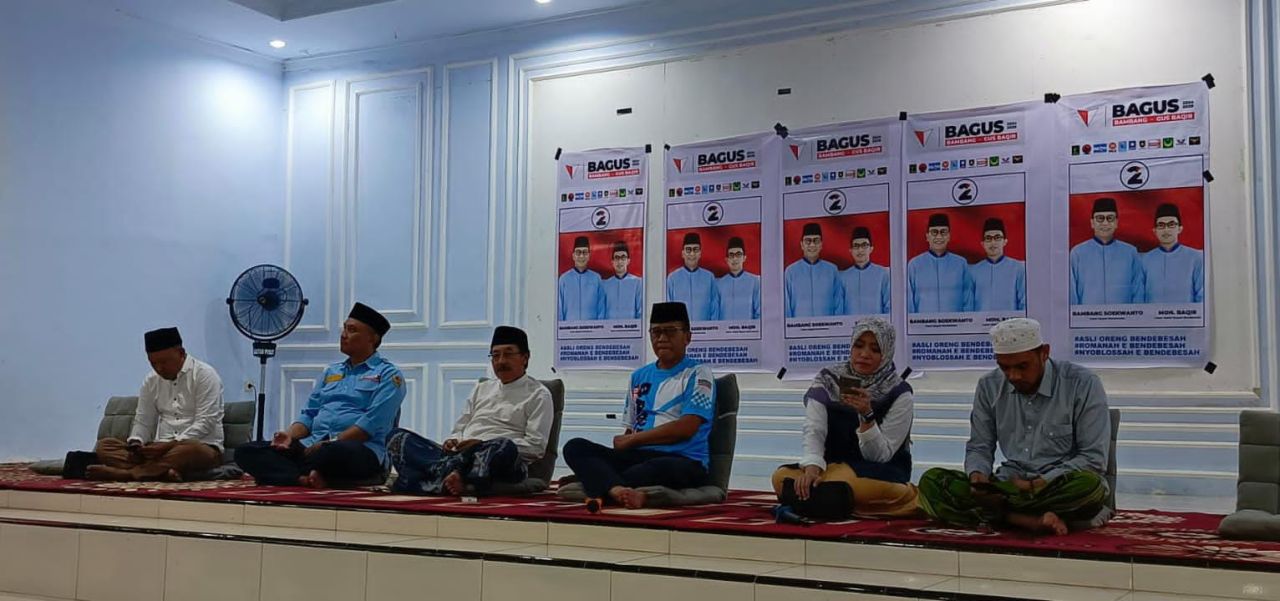 Suasana saat pelatihan Saksi Paslon 02 Bagus di Kediaman Kiai Salwa Ketua PPP Bondowoso