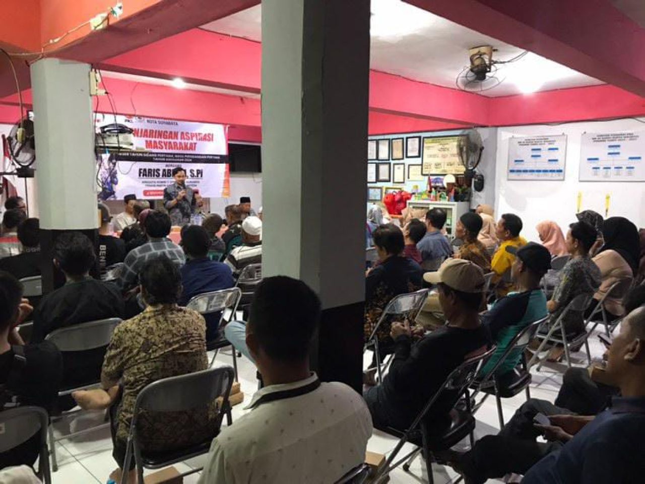 Faris Abidin saat Reses di Kecamatan Tambaksari