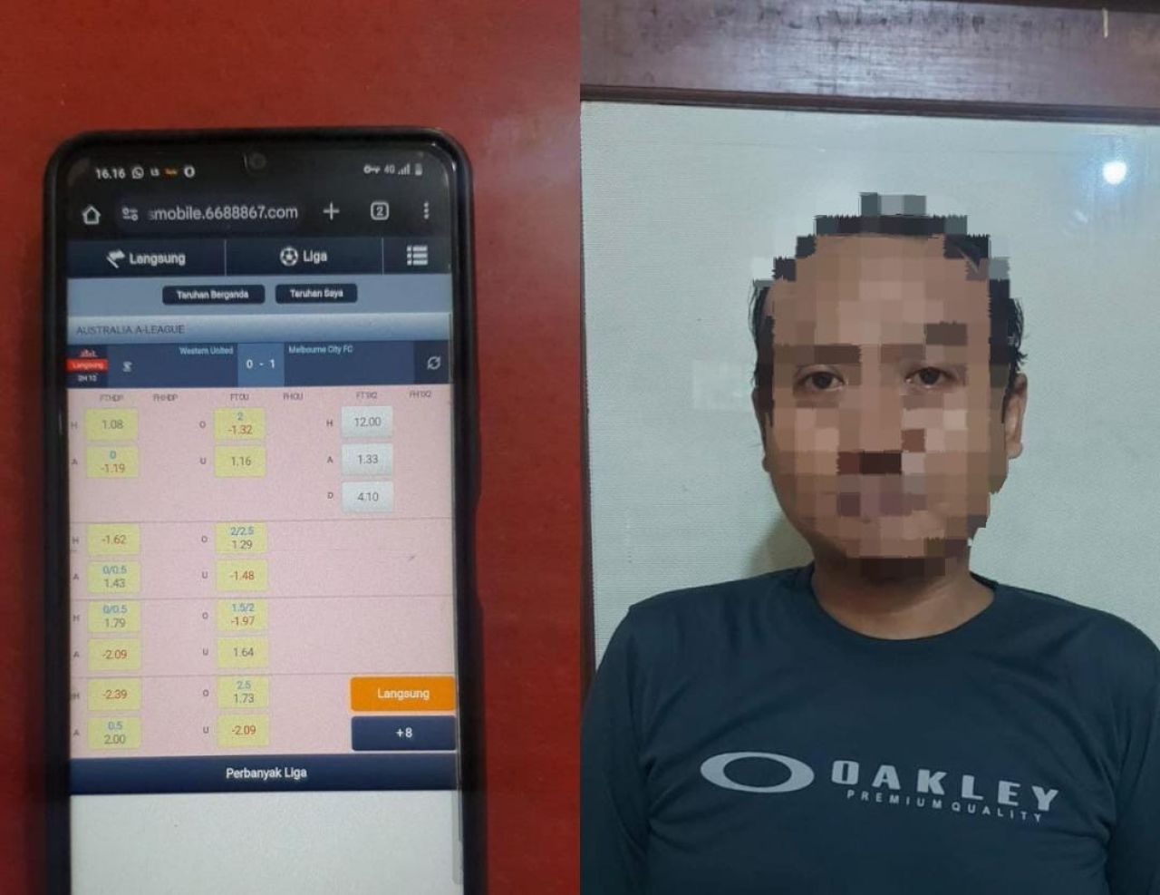 Terduga Pelaku Judi Online diamankan Polsek Semampir