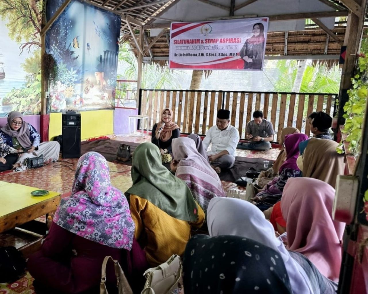 Ning Lia Reses di Tuban, Fatayat NU Minta Pemberdayaan Kaum Perempuan dan Pelaku Ekonomi Kreatif