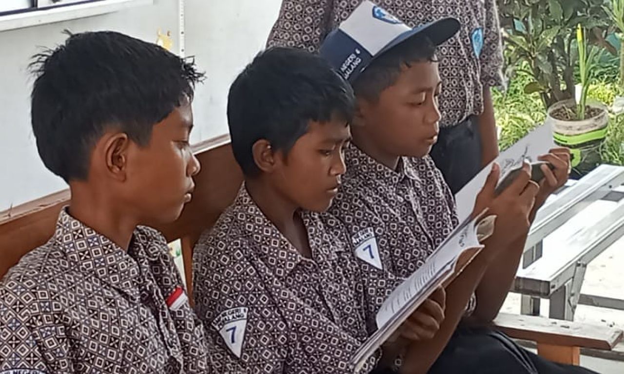 Minat Baca di Perpustakaan SMP Negeri 6 Pemalang Cukup Tinggi