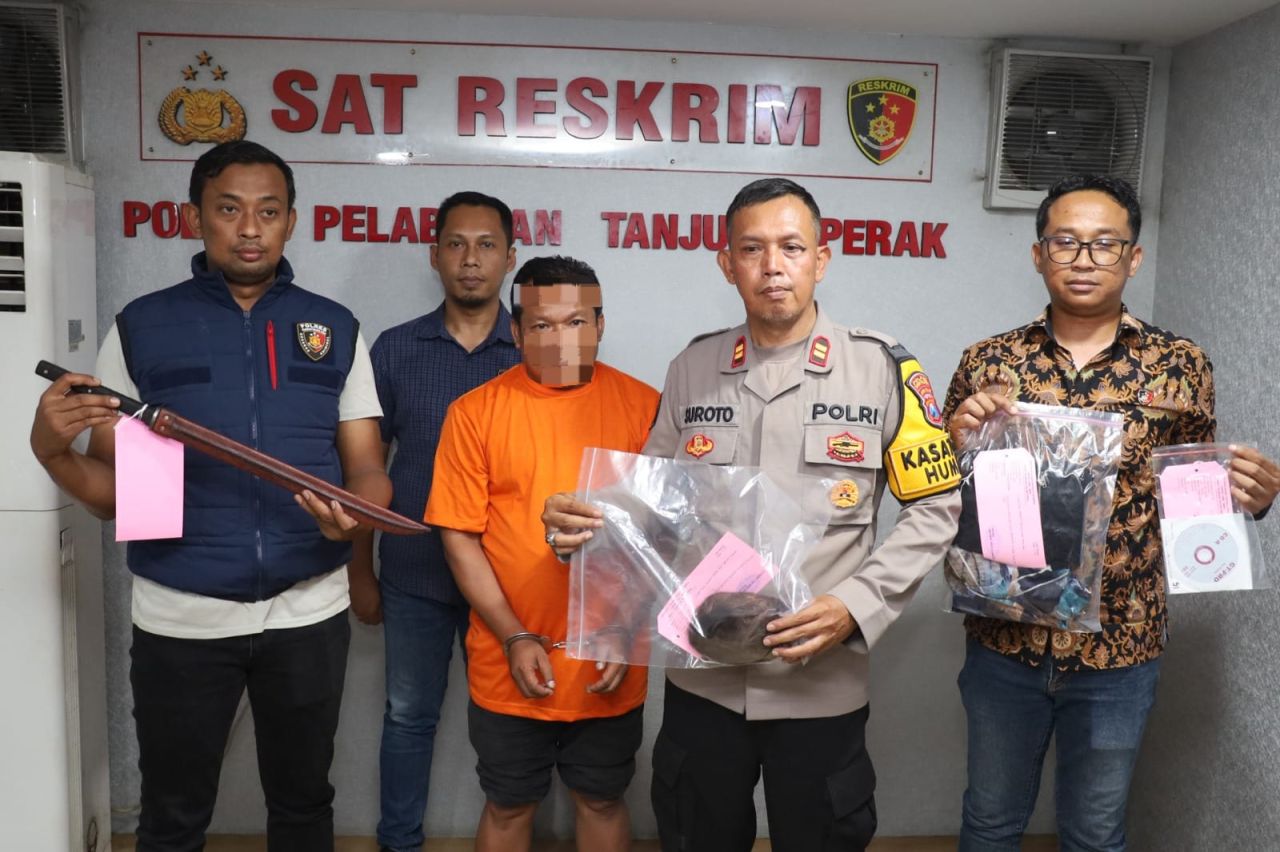 Tersangka Pelaku Penganiayaan di Jalan Bulak Banteng Tanjung Diamankan Polisi