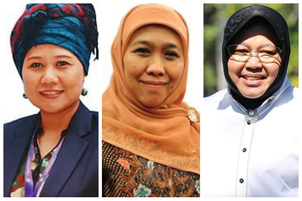 Tiga Paslon Pilgub Jatim