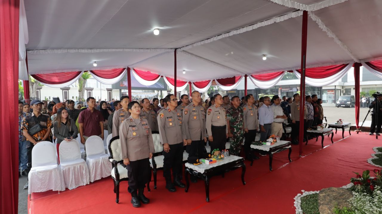 Pastikan Kesiapan Teknis, KPU Surabaya dan Polrestabes Gelar Simulasi Pilkada Serentak 2024