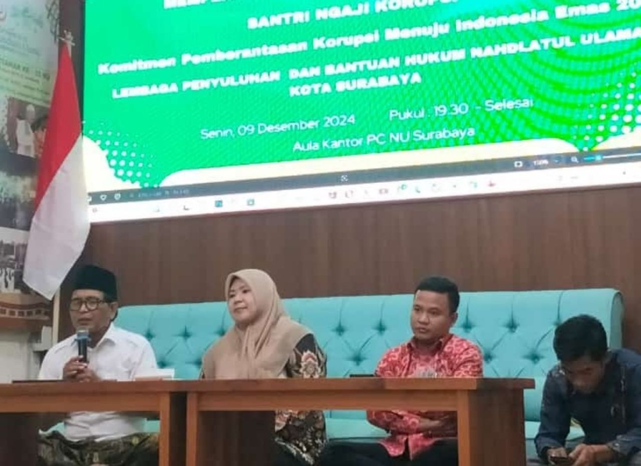Hakordia 2024, LPBHNU Surabaya Gelar Santri Ngaji Korupsi