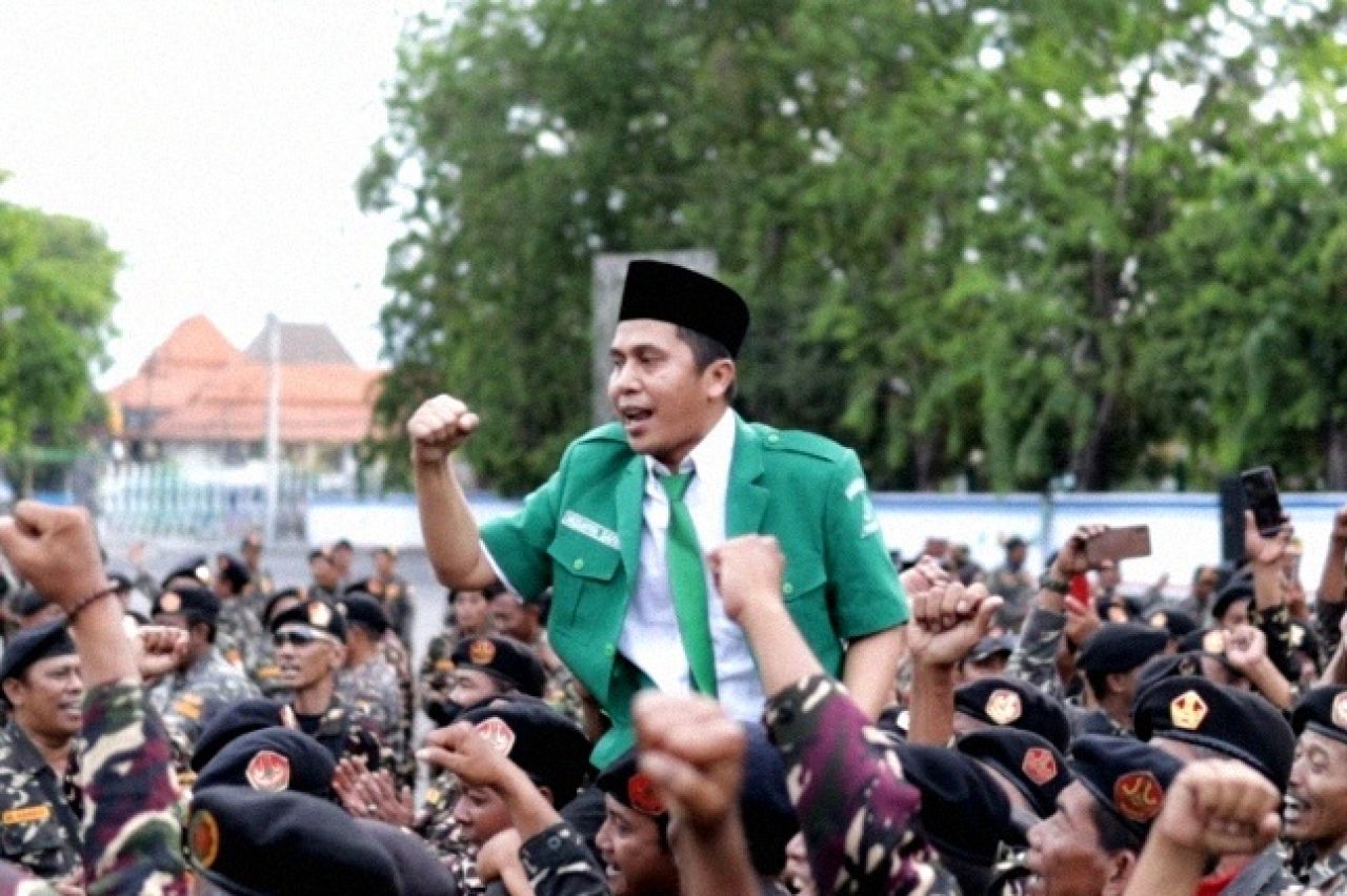 Respons Ancaman MLB, Ansor Jatim Gelar Apel Siaga Banser