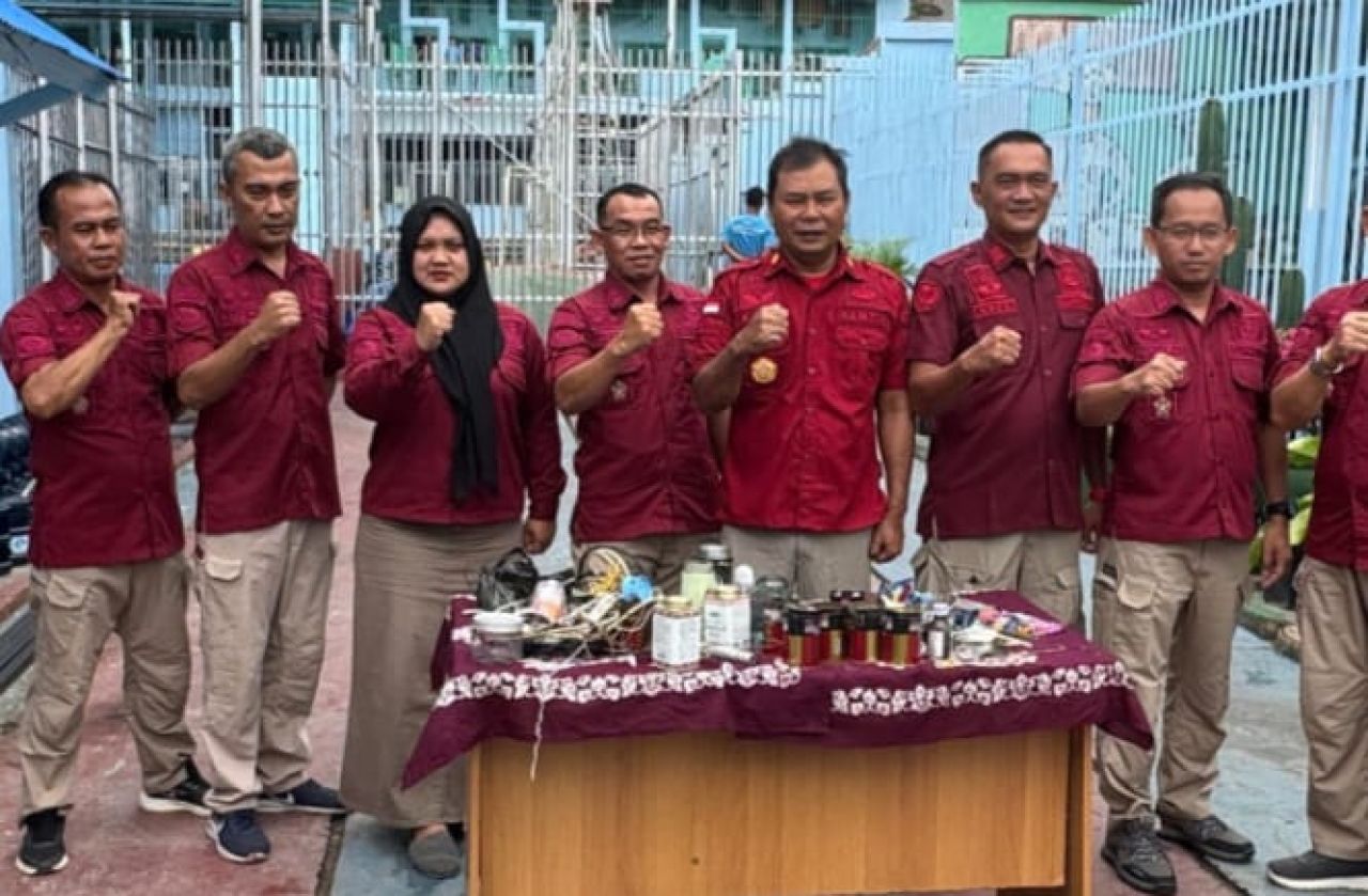 Pemusnahan barang bukti hasil razia rutin