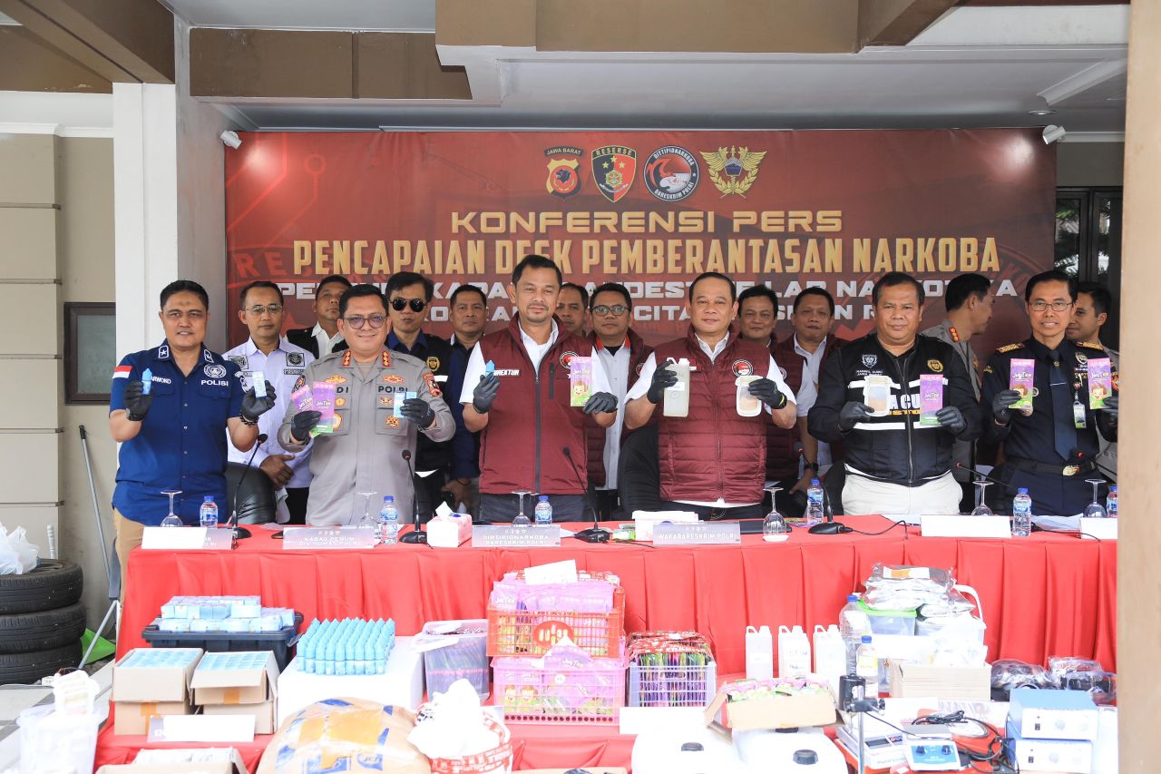 Polri Ungkap Jaringan Narkoba Internasional