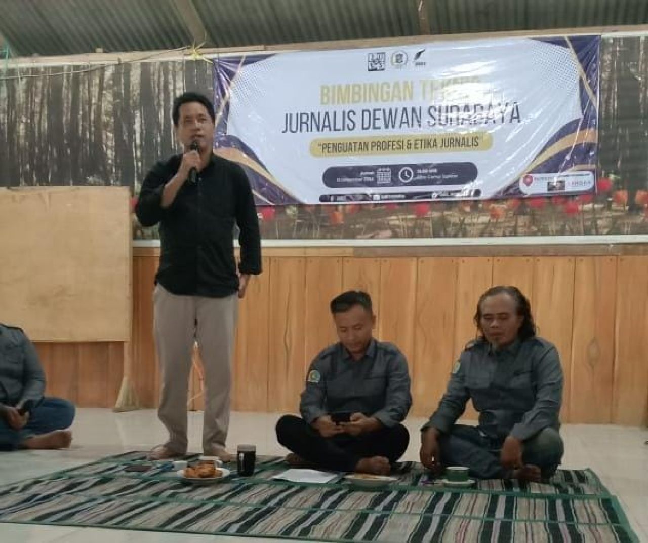 Imam Syafi'i di acara Bimtek Jurnalis Pokja Judes