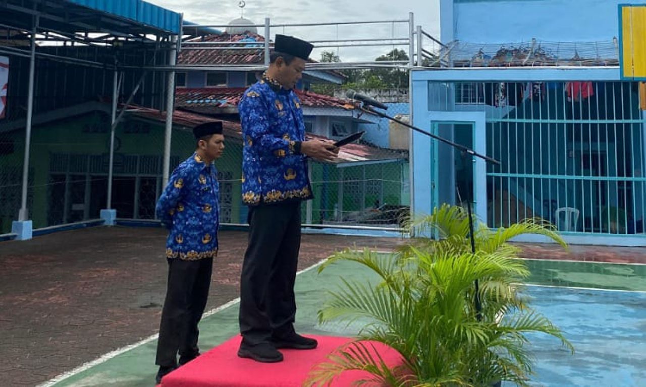 Semangat Bela Negara Lapas Sungailiat Adakan Upacara Peringatan