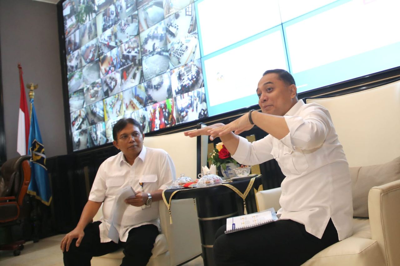 Bertemu BBWS Brantas, Ini yang Dibahas Walikota Eri Cahyadi