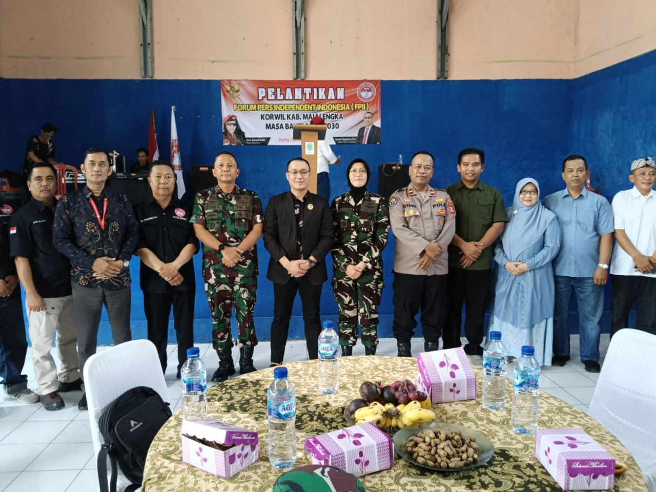 Pengukuhan Pengurus FPII Korwil Majalengka, Kapolres Ucapkan Selamat 