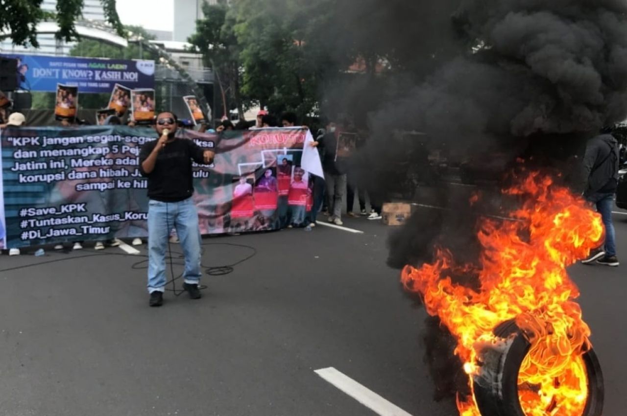 Kembali Turun Aksi, Jaka Jatim: Sejak Anggaran 2019 Dana Hibah Selalu Menjadi Problem