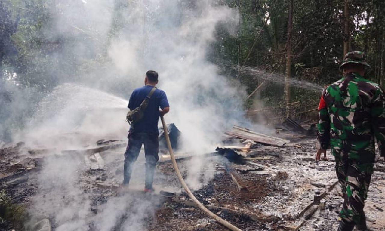 Dua Peristiwa Kebakaran Terjadi Pada Saat Hujan Deras Melanda Kabupaten Pemalang