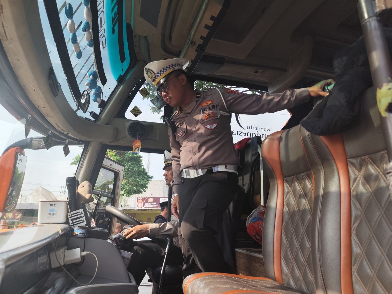 Satlantas Polres Gresik Lakukan Ramp Check untuk Tingkatkan Keselamatan Berkendara