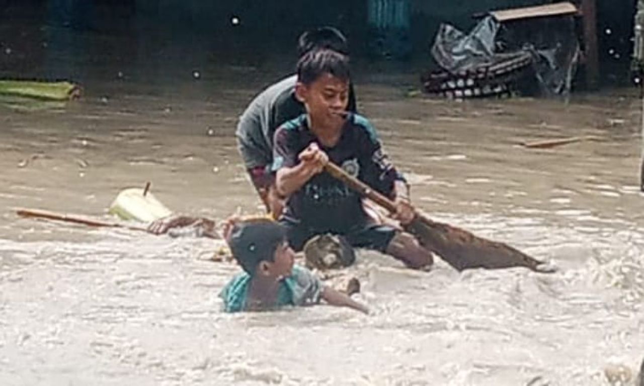 Ratusan Rumah Terendam Banjir di Kecamatan Ulujami Pemalang