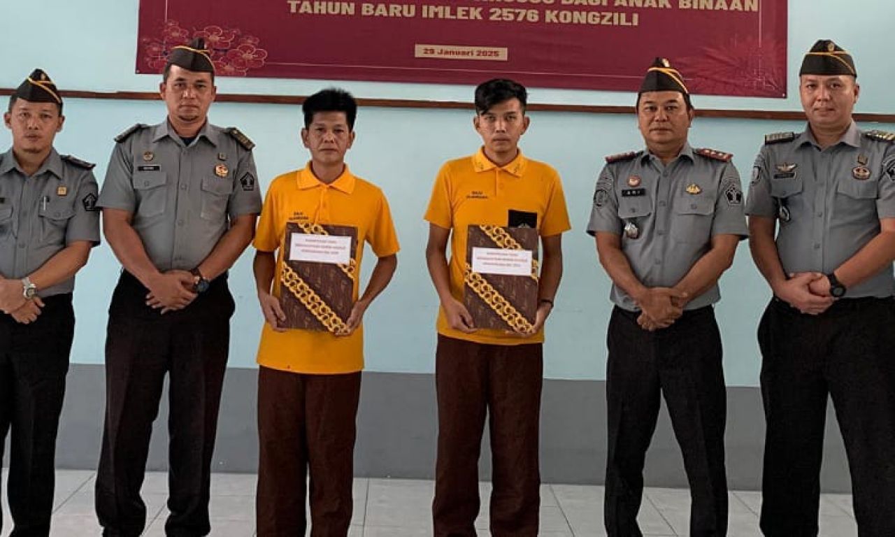 Momentum Imlek, Lapas Sungailiat Berikan Remisi Khusus untuk Warga Binaan