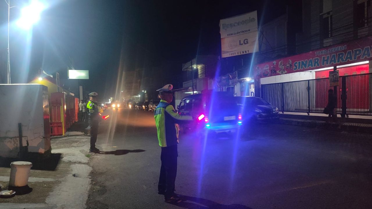 Pengaturan lalu lintas Polres Majalengka