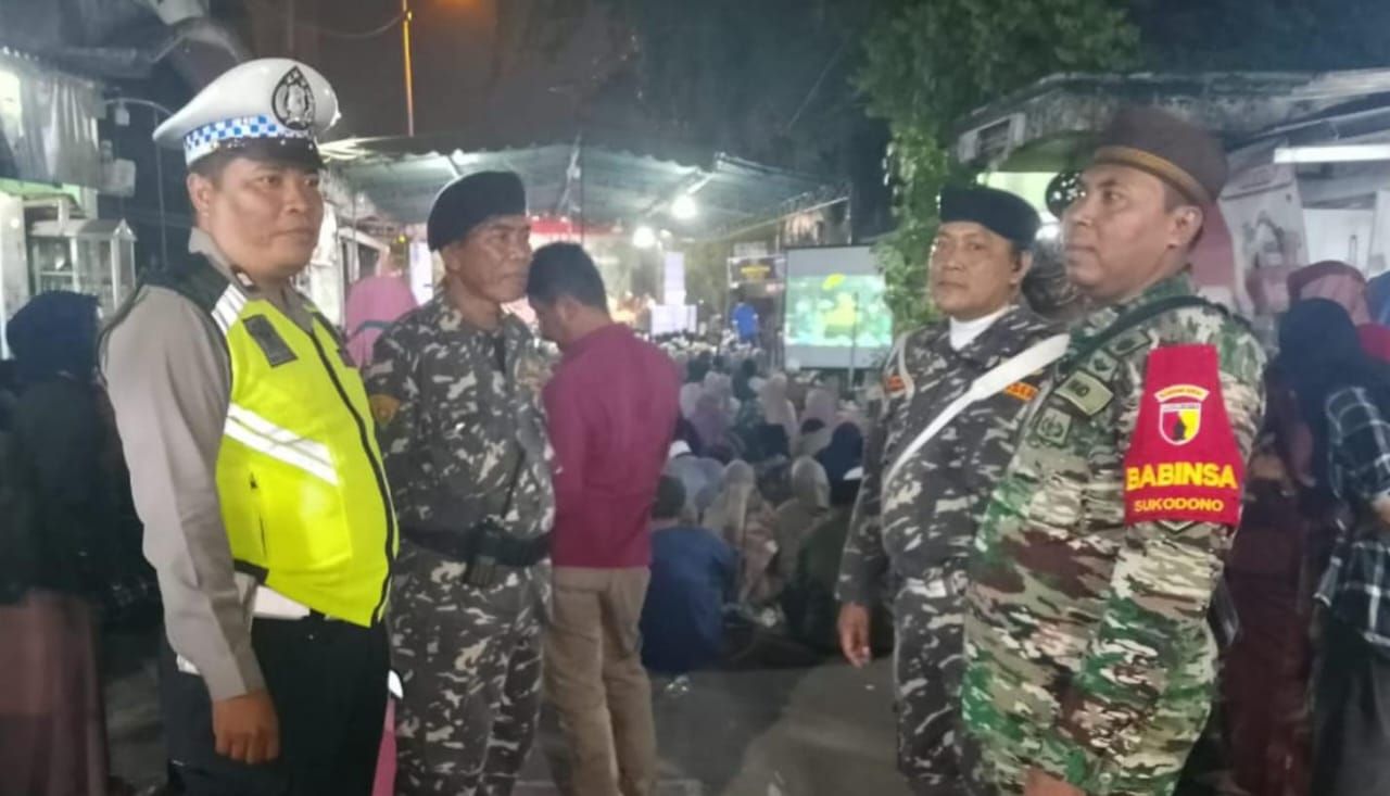 Babinsa Koramil Sukodono Kawal Pengajian Isra Mi’raj dan Milad PR IPNU-IPPNU Suko ke-8