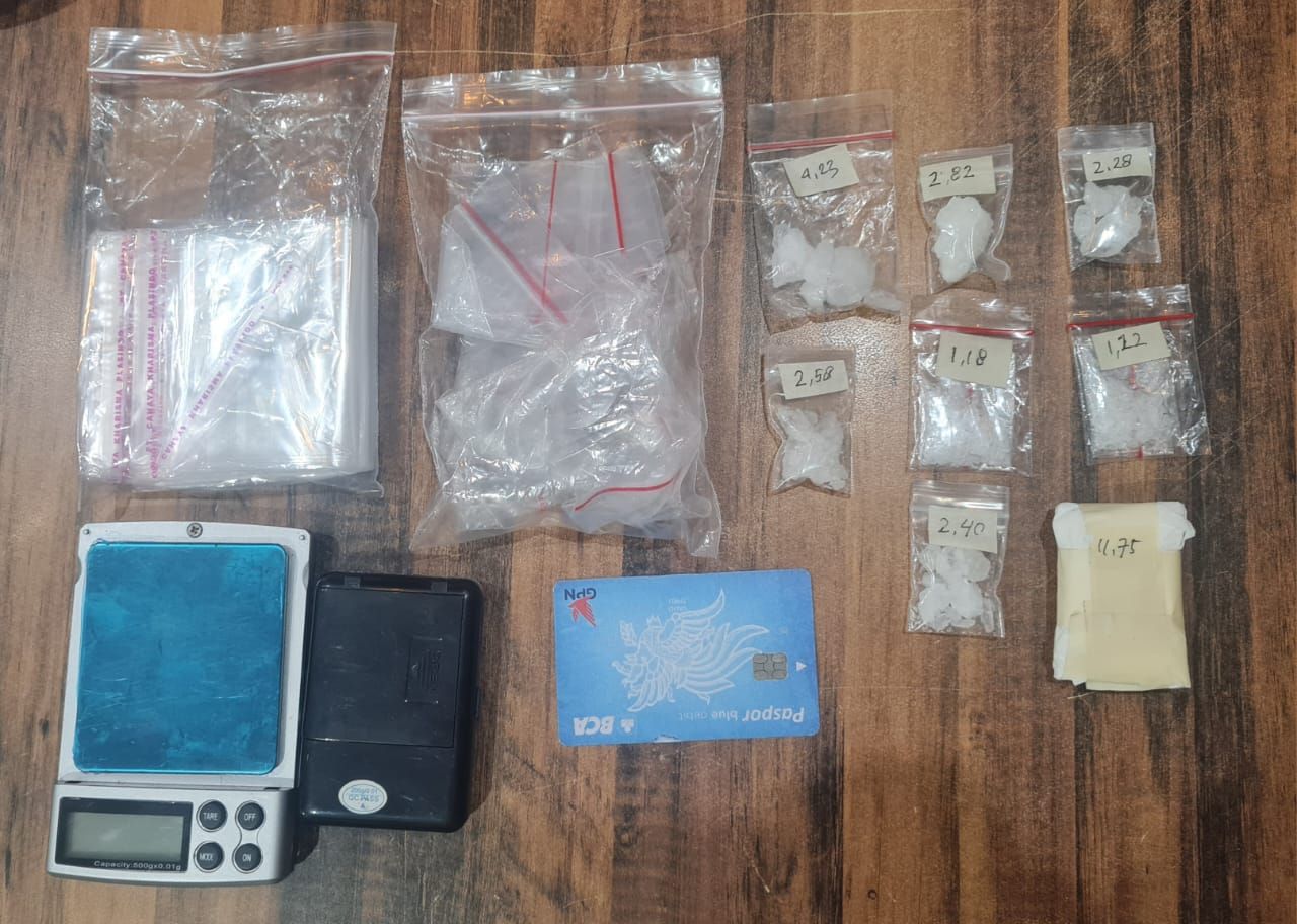 Barang bukti diamankan polisi