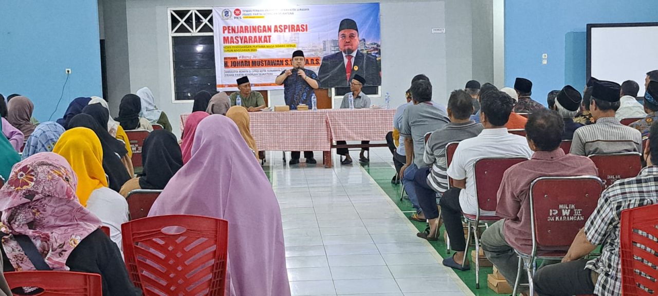 Johari Mustawan saat reses