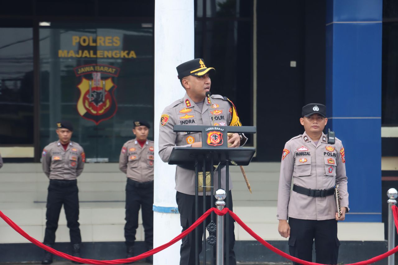 Gelar Upacara Peringatan Hari Kesadaran Nasional, Ini Pesan Kapolres Majalengka
