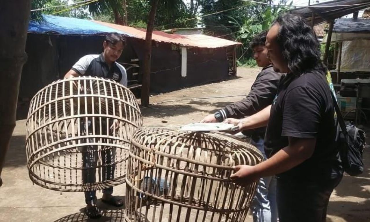 Arena yang diduga sabung ayam
