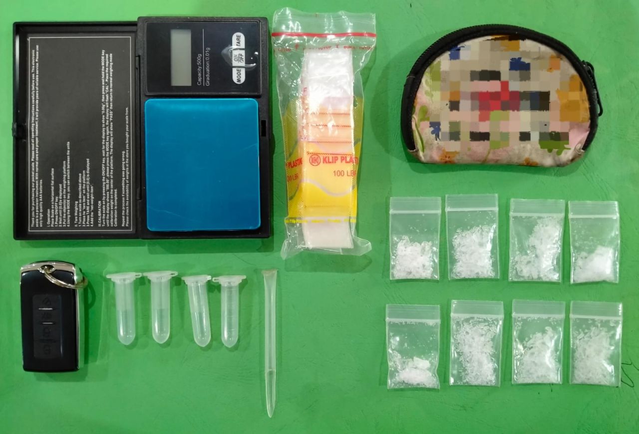 Barang bukti yang disita Polisi