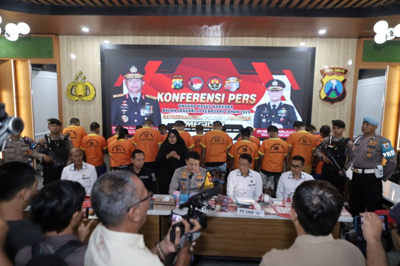 Ungkap 29 Kasus Narkoba 39 Tersangka Diamankan