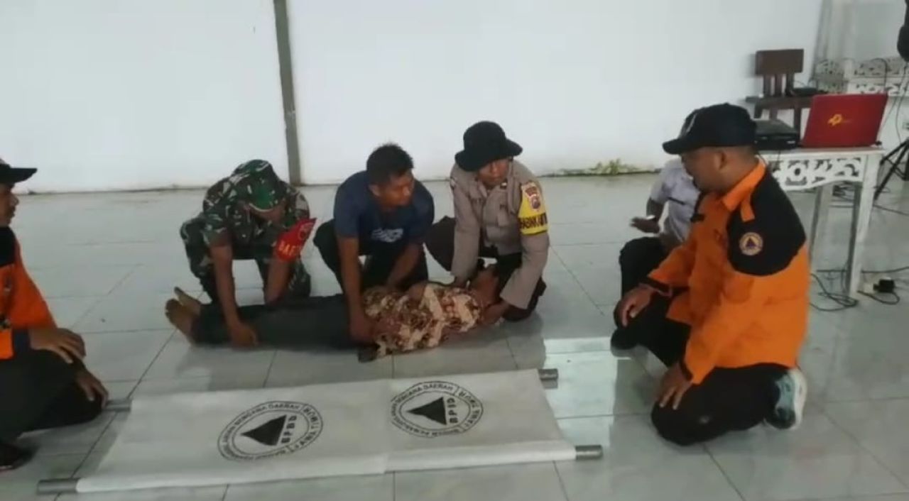 Simulasi menghadapi banjir
