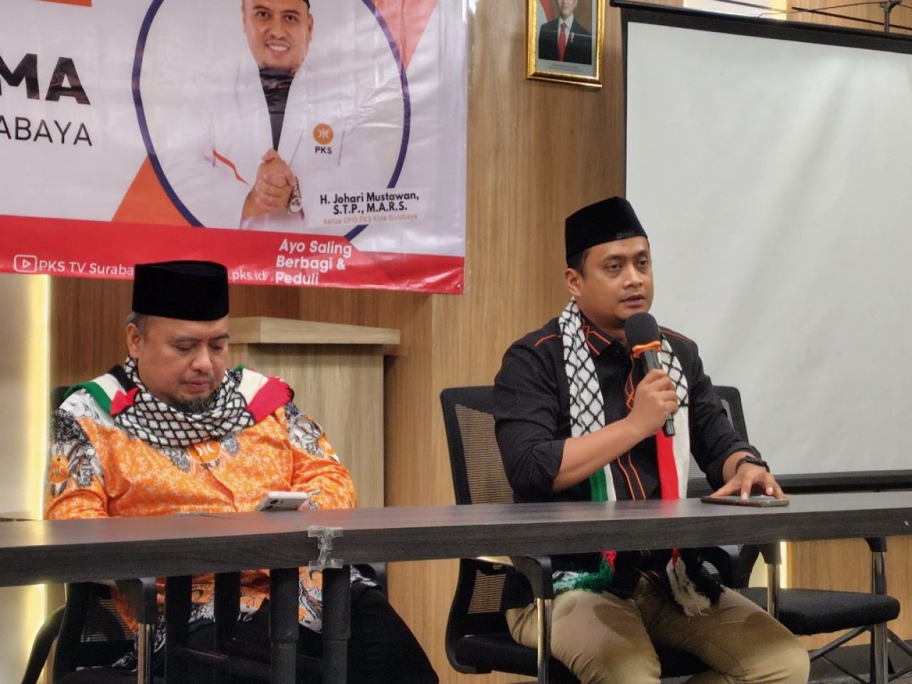 PKS Surabaya Perkuat Sinergi dengan Media dan Suarakan Dukungan untuk Palestina